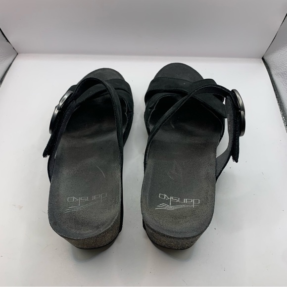 Women’s Black Susie Dansko casual comfortable shoes sandals size 38 US 7-7.5 - Picture 6 of 10